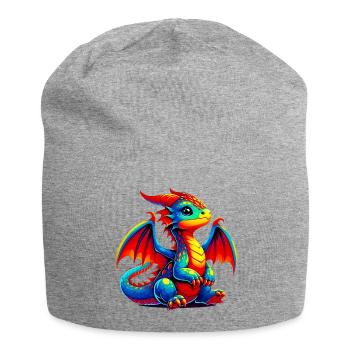 Dragon - Jersey Beanie - heather grey - Front