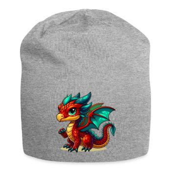 Dragon - Jersey Beanie - heather grey - Front