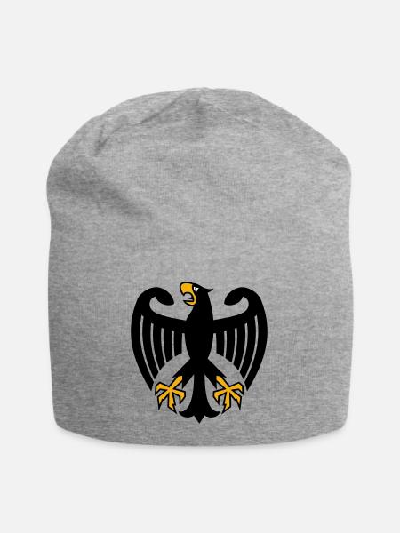Bundesadler Deutschland Adler Wappen - Jersey-Beanie - Grau meliert