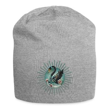 Ein Hauch von Fantasie und Eleganz, der Schwan des - Jersey-Beanie - Grau meliert - Vorne