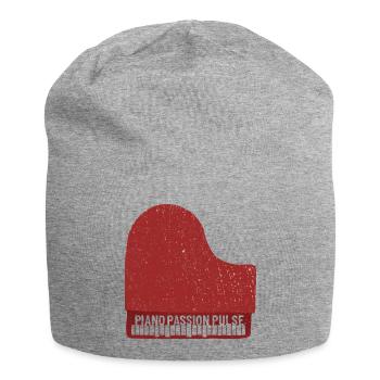 Piano Passion Pulse - Jersey-Beanie - Grau meliert - Vorne