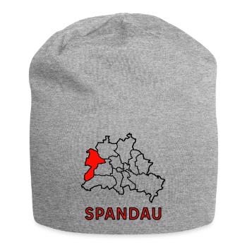 SPANDAU, Stadtteil von Berlin - Jersey-Beanie - Grau meliert - Vorne