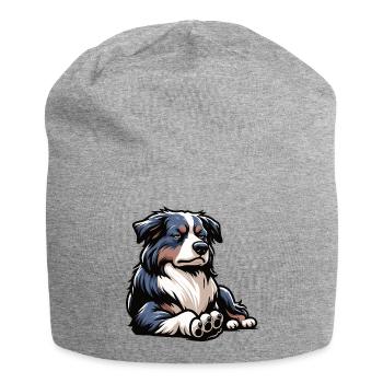 Australian Shepherd Aussie Aussie Owners Aussies - Jersey Beanie - heather grey - Front