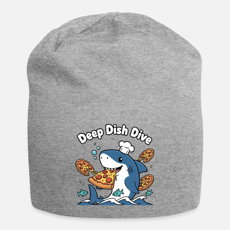 Deep Dish Plongée Shark Chef - Bonnet en jersey - gris chiné