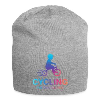 One Day I'll Ride Cycling - Jersey Beanie - heather grey - Front