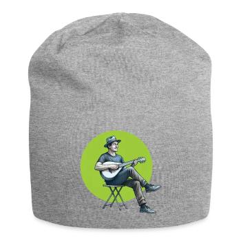 MANDOLIN - sound & vision - Bonnet en jersey - gris chiné - Devant