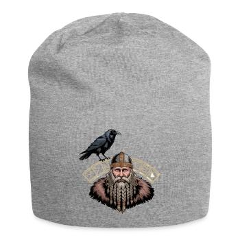 Légende viking viking marin Odin Raven Fighter - Bonnet en jersey - gris chiné - Devant