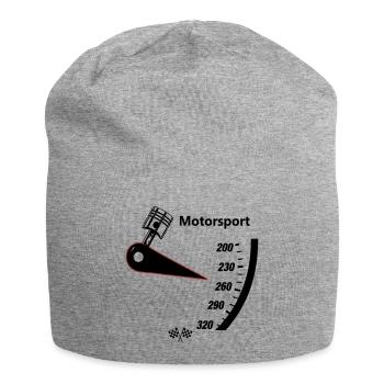 Motorsport Tacho - Jersey-Beanie - Grau meliert - Vorne