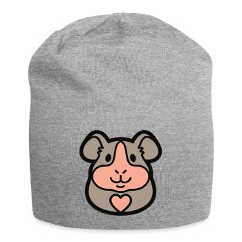 Rongeur Meeri tête de cochon d’Inde - Bonnet en jersey - gris chiné - Devant