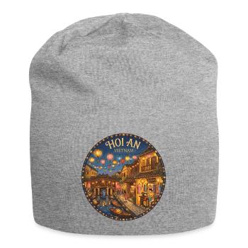 Hoi An, Vietnam - Bonnet en jersey - gris chiné - Devant