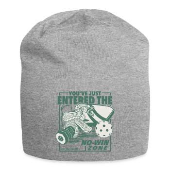 Pickleball - you've just entered the no-win zone.  - Jersey-Beanie - Grau meliert - Vorne