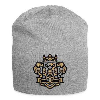 Bierkrieger Stammtisch Logo - Jersey-Beanie - Grau meliert - Vorne