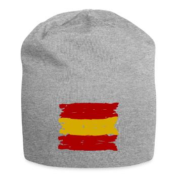Le drapeau espagnol - Bonnet en jersey - gris chiné - Devant
