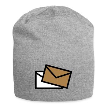 Post - Mail - poste / Brief - letter - lettre - Jersey Beanie - heather grey - Front
