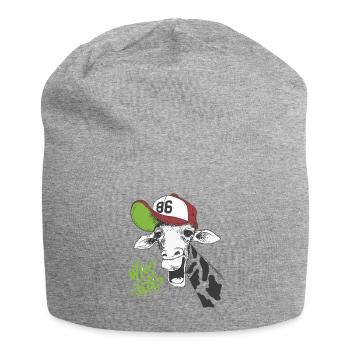 whats up giraffe - Jersey-Beanie - Grau meliert - Vorne