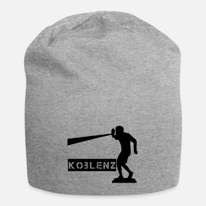 Koblenzer Schängel - Jersey-Beanie - Grau meliert