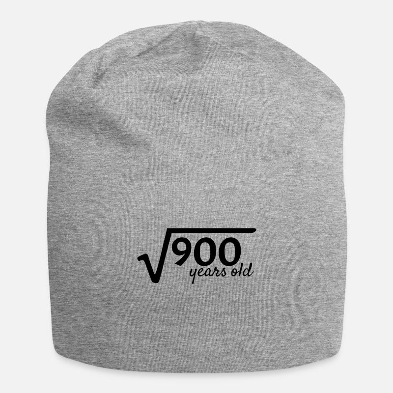 30 ans - Bonnet en jersey - gris chiné