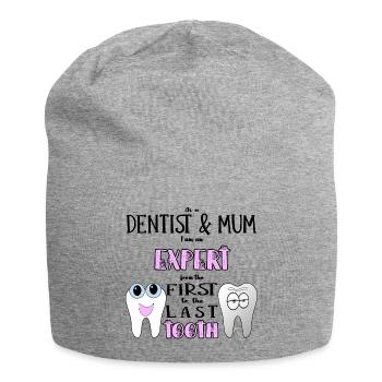Dentist Mom Dentist Mom Gift - Jersey Beanie - heather grey - Front