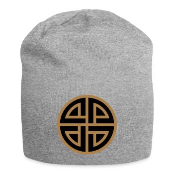 Thor bouclier noeud, amulette protection, celtique - Bonnet en jersey - gris chiné - Devant