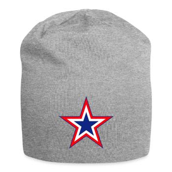 Etoile - Bonnet en jersey - gris chiné - Devant