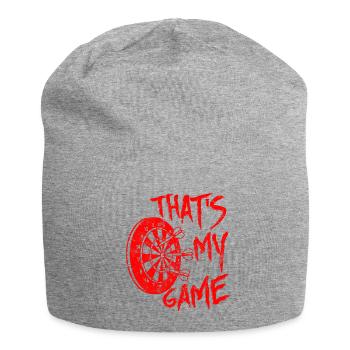 Jeu de fléchettes jeu de fléchettes - Bonnet en jersey - gris chiné - Devant