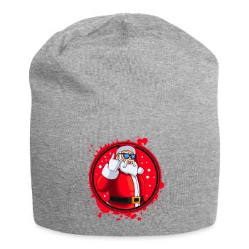 Santa Claus Santa Cool Blob - Bonnet en jersey - gris chiné - Devant