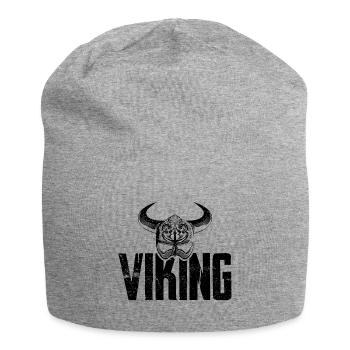viking wikinger helm - Jersey-Beanie - Grau meliert - Vorne