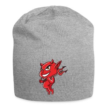 Devil 2 - Jersey Beanie - heather grey - Front