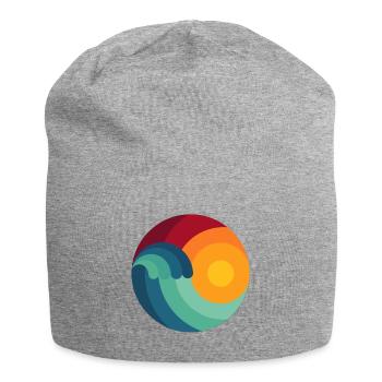 Art Surf Windsurfing Geschenk Kitesurfing - Jersey-Beanie - Grau meliert - Vorne