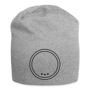emblème du cercle - Bonnet en jersey - gris chiné - Devant
