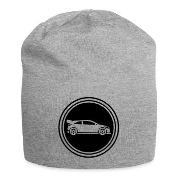 Auto Rennfahrer - Jersey-Beanie - Grau meliert - Vorne