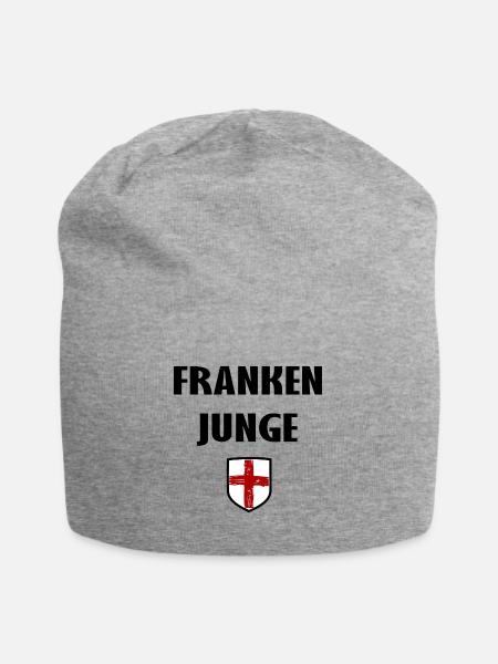 Frankenjunge - Jersey-Beanie - Grau meliert