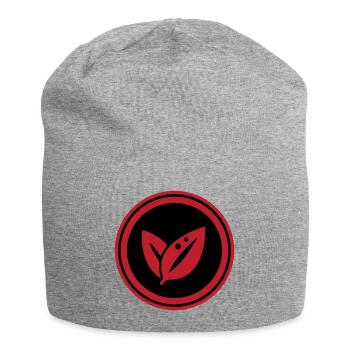 Écologie des feuilles - Bonnet en jersey - gris chiné - Devant