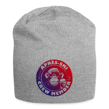 Affe Apres Ski Team Spruch Bunt - Jersey-Beanie - Grau meliert - Vorne