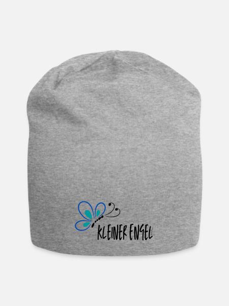 Kleiner Engel - Jersey-Beanie - Grau meliert