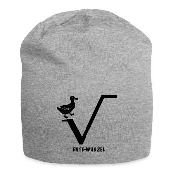 Ente Wurzel - Jersey-Beanie - Grau meliert - Vorne