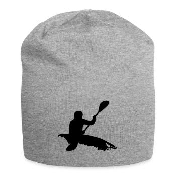 Whitewater kayaking - Jersey Beanie - heather grey - Front