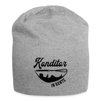 Konditor Rente Rentner Patissier Bäcker Konditorei - Jersey-Beanie - Grau meliert - Vorne