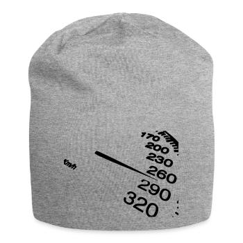 compteur vitesse - Bonnet en jersey - gris chiné - Devant