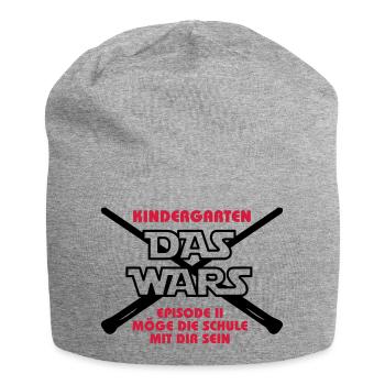 DAS WARS_v2 - Jersey-Beanie - Grau meliert - Vorne