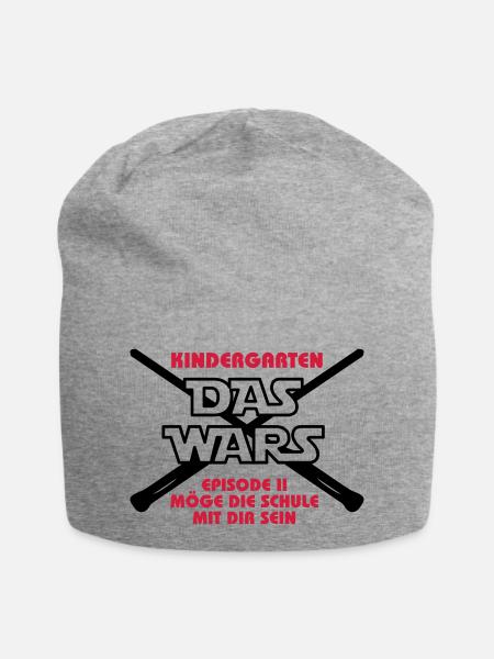 DAS WARS_v2 - Jersey-Beanie - Grau meliert