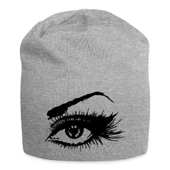 eye - Jersey Beanie - heather grey - Front