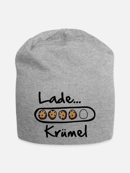 Lade... Krümel - Jersey-Beanie - Grau meliert