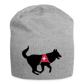 rettungshund_cb - Jersey-Beanie - Grau meliert - Vorne