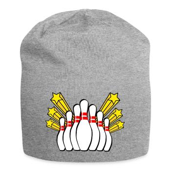 bowling - Bonnet en jersey - gris chiné - Devant