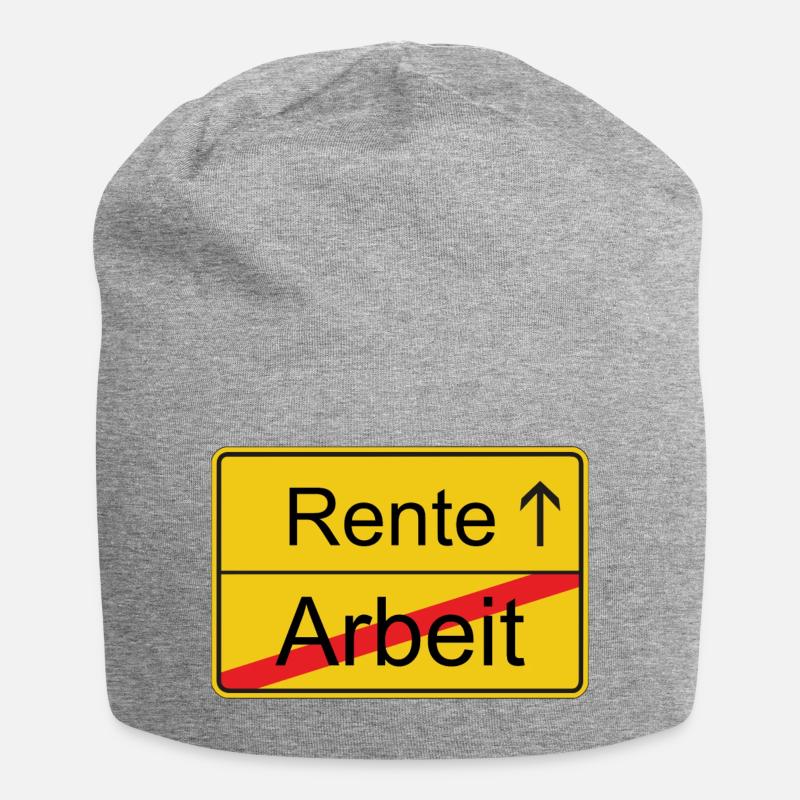 endlich RENTE - Jersey-Beanie - Grau meliert