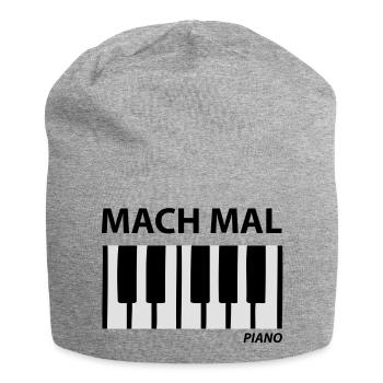 mach mal piano - Bonnet en jersey - gris chiné - Devant