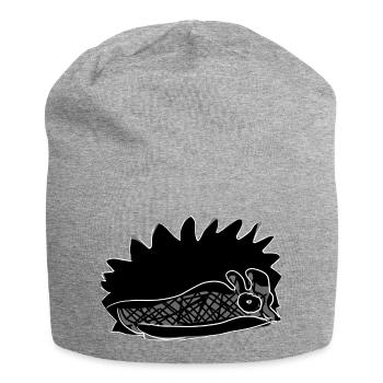 Hérisson - Bonnet en jersey - gris chiné - Devant