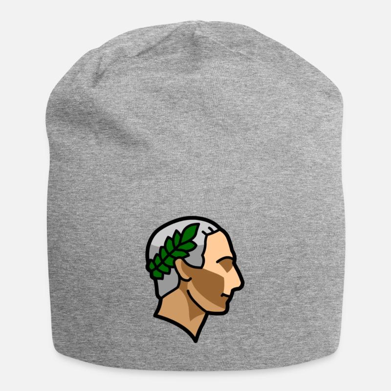 Random 012 Caesar - Jersey-Beanie - Grau meliert