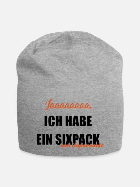 Sixpack vom Supermarkt - Jersey-Beanie - Grau meliert